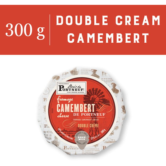 Alexis Portneuf Camembert de Portneuf Double Cream Cheese 300 g, $4.43/100g
