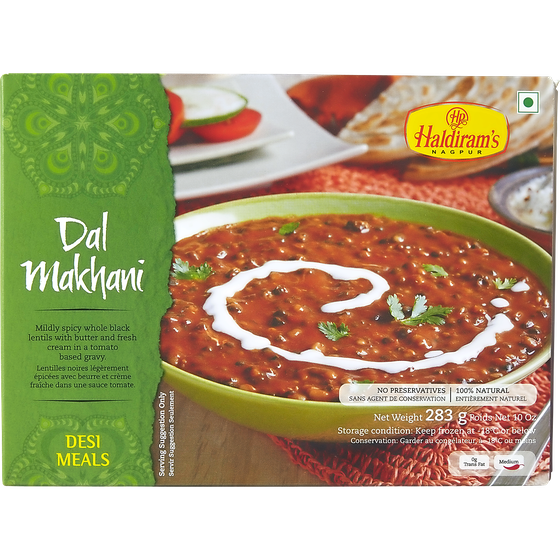 Haldiram Dal Makhani 283 g, $2.22/100g