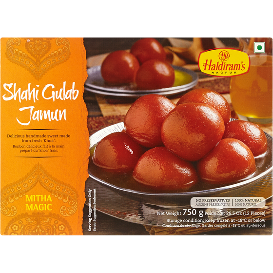 Haldiram Shahi Gulab Jamun 750 g, $1.33/100g