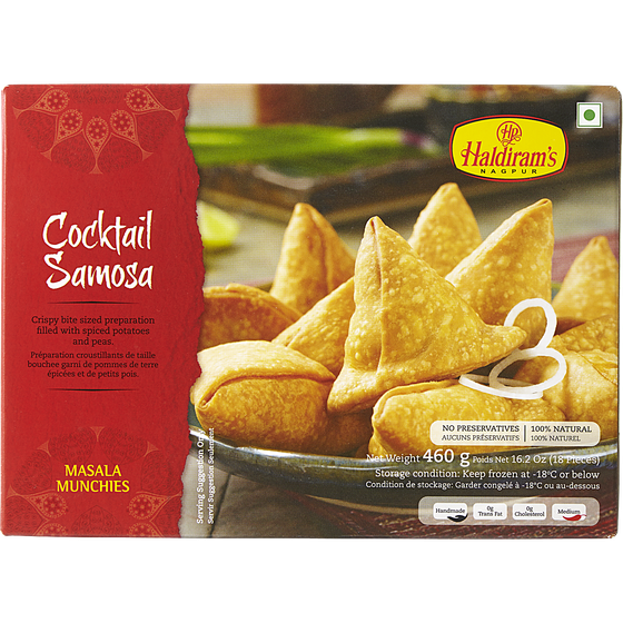 Haldiram Cocktail Samosa 460 g, $1.48/100g