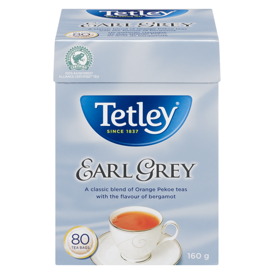 Tetley Earl Grey The Speciaux    80 ea, $0.14/1ea