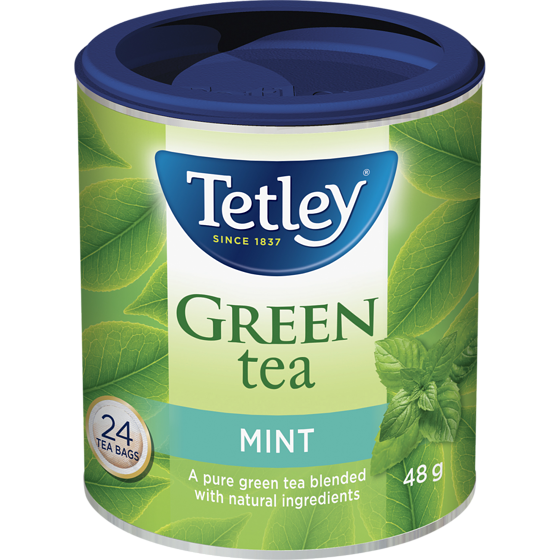 Tetley Mint Green Specialty Tea    24 ea, $0.19/1ea