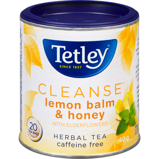 Tetley Cleanse Lemon Balm and Honey   20 ea, $0.22/1ea