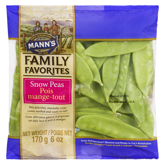 Manns Snow Peas 170 g, $3.11/100g