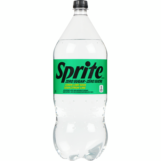 Sprite Zéro Bouteille 2 l, 0,10 $/100ml