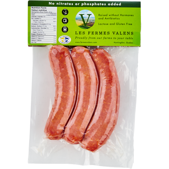 null Valens Sausage, Hot Italian $39.66/1kg $17.99/1lb