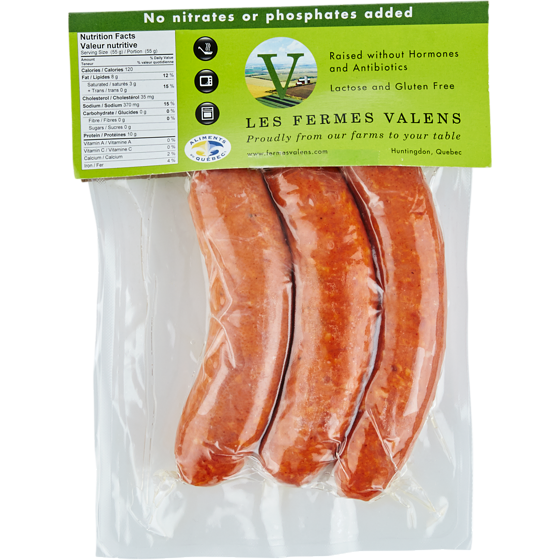 null Valens Sausage, Merguez $35.25/1kg $15.99/1lb