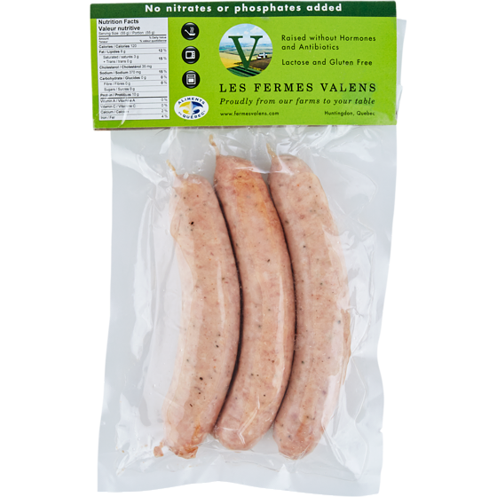 null Valens Sausage, Mild Italian $39.66/1kg $17.99/1lb