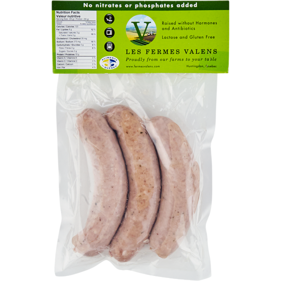 null Valens Sausage, Nurnberg $39.66/1kg $17.99/1lb