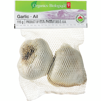 PC Organics Organic Garlic 115 g, $3.91/100g