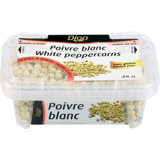 Dion Poivre blanc 48 g, 8,31 $/100g
