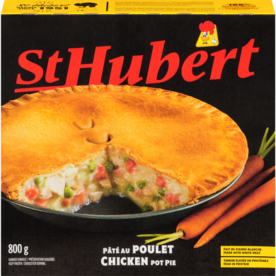St Hubert Chicken Pot Pie 800 g, $1.25/100g
