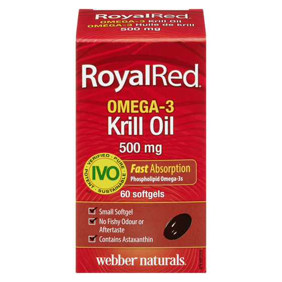 Webber Naturals Royal Red Krill Oil Plus Extra Strength 60 ea, $0.47/1ea