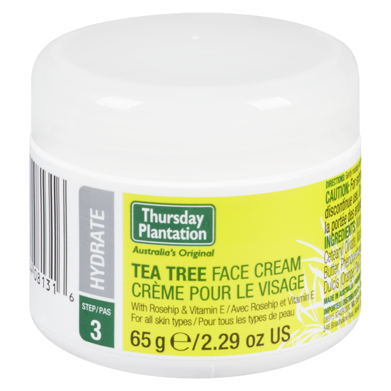 Thursday’s Plantation Crème pour le visage Tea Tree 65 g, 24,60 $/100g