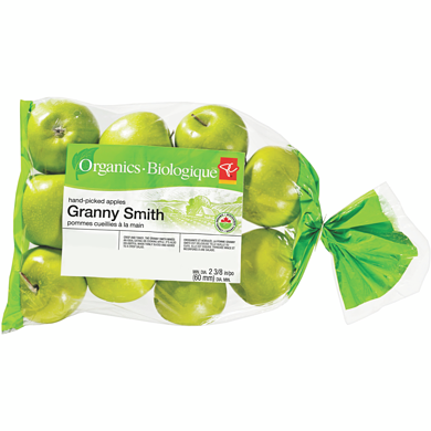 PC Biologique Pommes Granny Smith, sac de 3 lb 1.36 kg, 0,81 $/100g