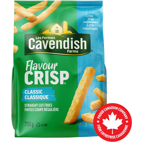Les Fermes Cavendish Frites classique FlavourCrisp 750 g, 0,73 $/100g