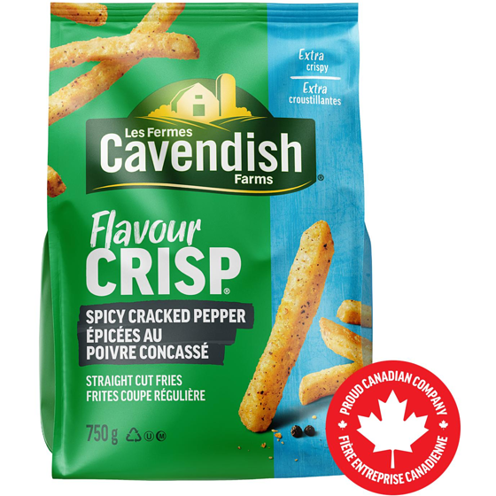 CAVENDISH FARMS FlavourCrisp Spicy Cracked Pepper Fries 750 g, $0.73/100g