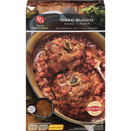 Plaisirs Gastronomiques Osso Bucco Pork 700 g, $2.14/100g