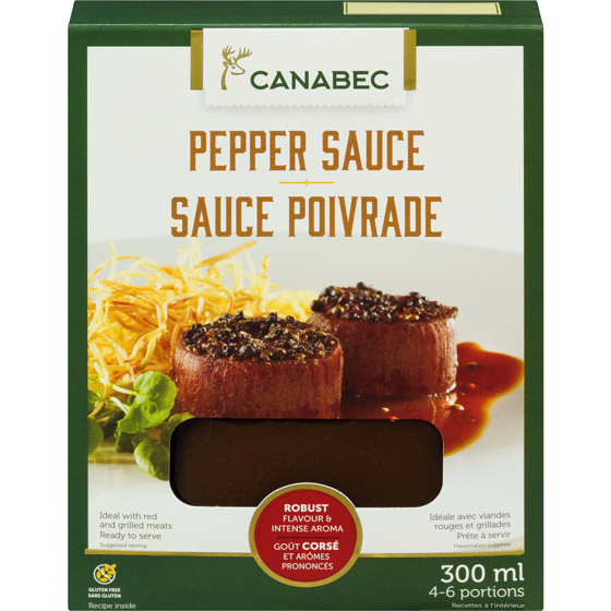 Gibiers Canabec Pepper Sauce 300 g, $2.67/100g