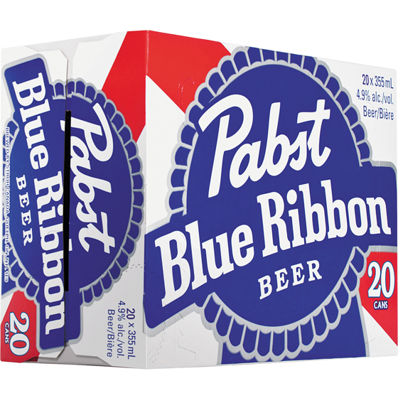 Pabst Bière Pilsner (Pièce d’identité requise au moment du ramassage) 20x355.0 ml, 0,44 $/100ml