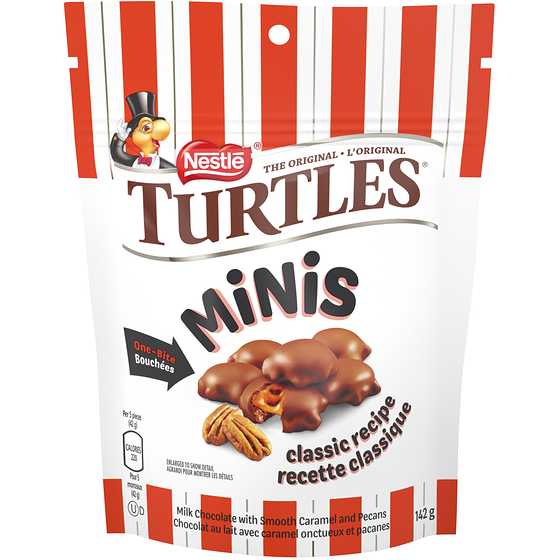 Nestlé Turtles Minis Classic Recipe 142 g, $4.92/100g