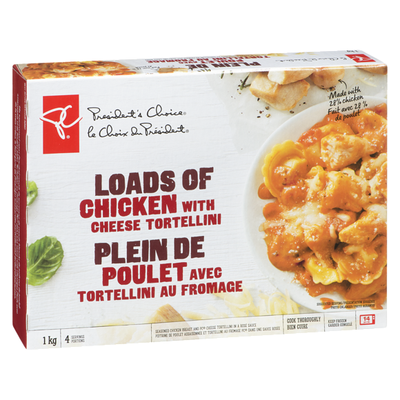 President's ChoiceLoads Of Chicken with Cheese TortelliniZehrs