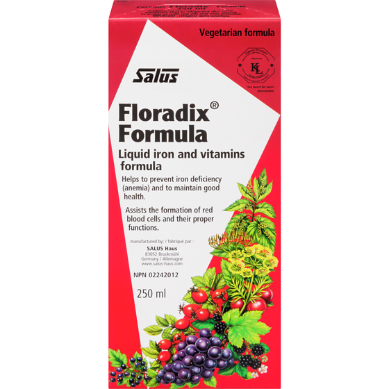 Salus Haus Floradix Liquid Iron Formula 250 ml, $10.20/100ml