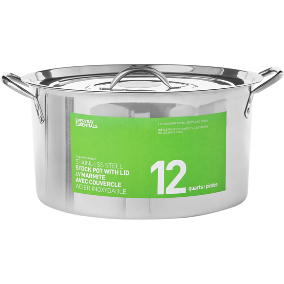 Everyday Essentials 12qt Stock Pot 1 ea, $16.00/1ea