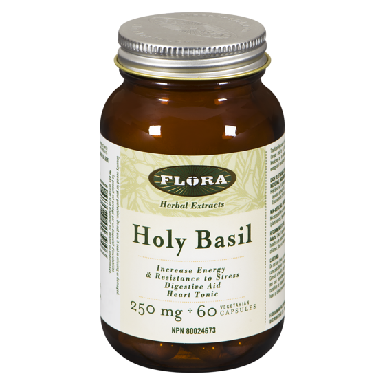 Flora Holy Basil Capsules 60 ea, $0.27/1ea