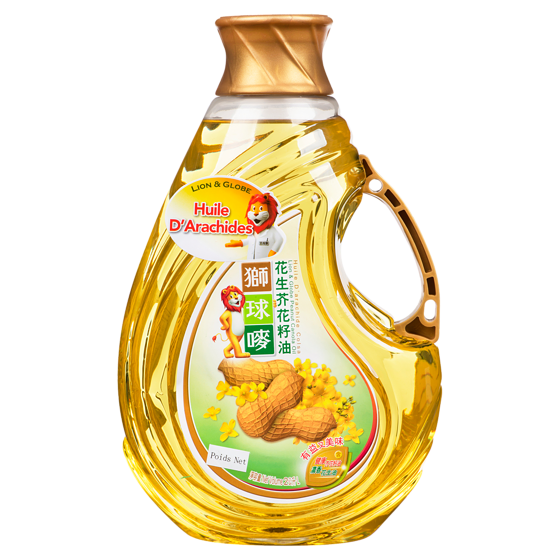 Lion & Globe Huile de canola d'arachide 2 l, 10,00 $/1ch