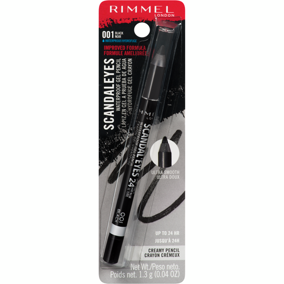 Rimmel London Scandaleyes Waterproof Gel Pencil 001 Black 1 ea, $9.99/1ea
