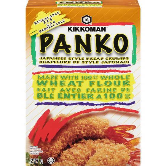 Kikkoman Whole Wheat Panko Bread Crumbs 227 g, $2.20/100g