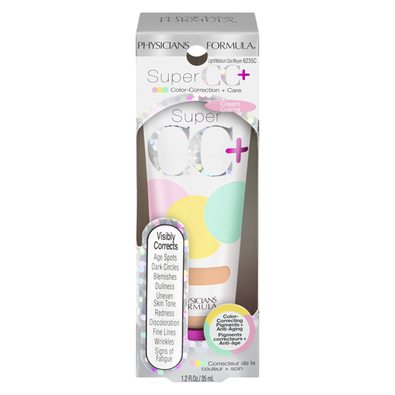 Physician's Formula Formula Super CC+ Color-Correction + Care Cream Light/Medium 6235C 1 ea, $19.99/1ea