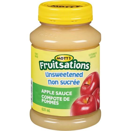 Mott's Fruitsations Apple Sauce, Unsweetened 620 ml, $0.56/100ml