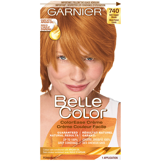 Garnier Nutrisse Cream BelleColor Cream, 740 Dark Copper Blonde 1 ea, $8.49/1ea