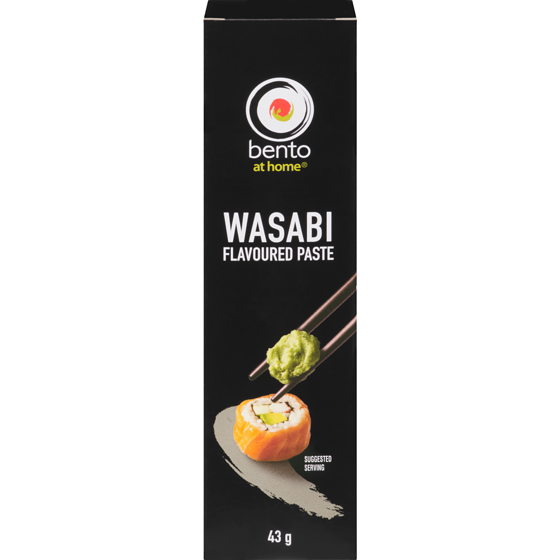 Bento Wasabi Flavoured Horseradish 43 g, $6.49/100g