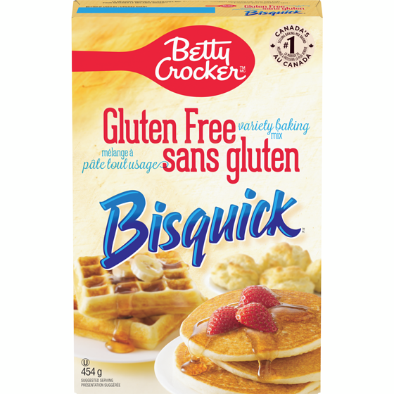 Betty Crocker Bisquick Gluten Free Variety Baking Mix, for Pancakes, Waffles, Biscuits and more 454 g, $1.61/100g