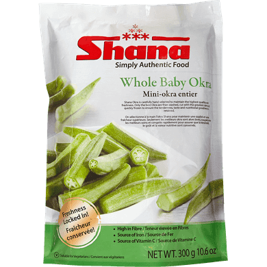 Shana Mini-okras entiers 300 g, 0,60 $/100g