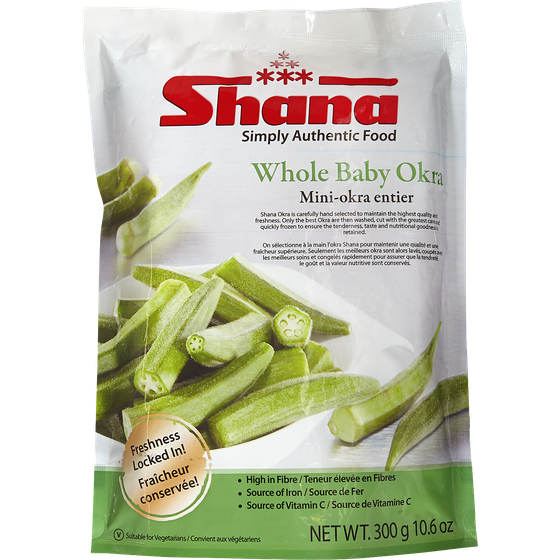 Shana Mini-okras entiers 300 g, 0,66 $/100g