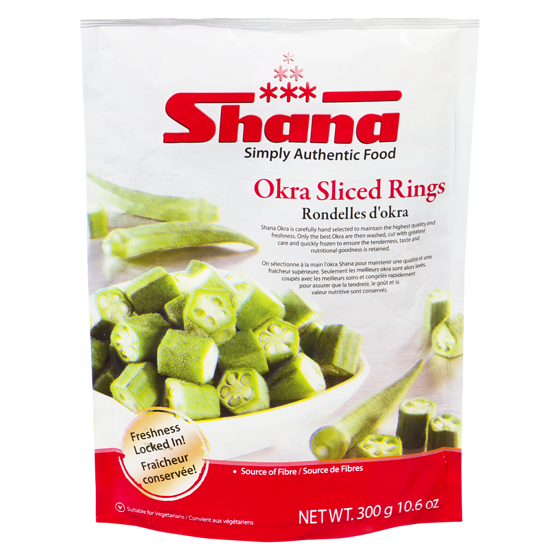 Shana Rondelles d’Okra 300 g, 0,66 $/100g