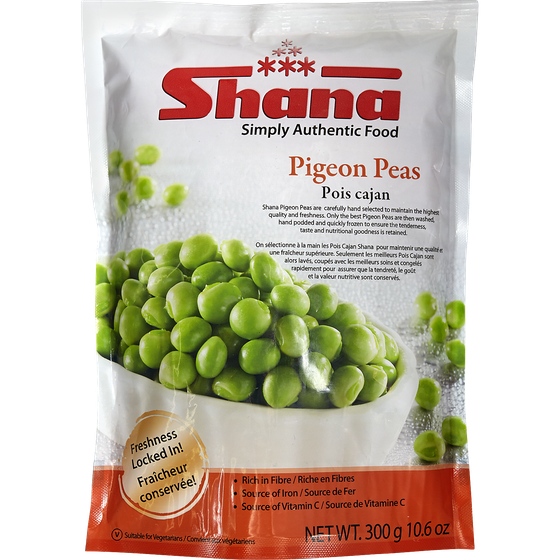 Shana Pigeon Peas 300 g, $0.66/100g