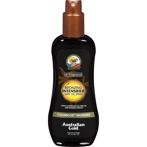 Australian Gold Huile de bronzage sèche Australian Gold Intensifier en vaporisateur 237 ml, 8,22 $/100ml