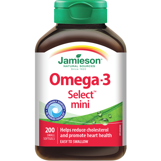 Jamieson Omega-3 Select Softgels, 300 mg 200 ea, $0.06/1ea