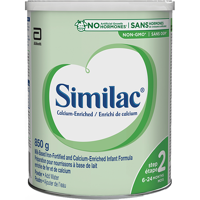 Similac Préparation pour nourrissons enrichi de calcium 850 g, 4,59 $/100g 2,08 $/1lb