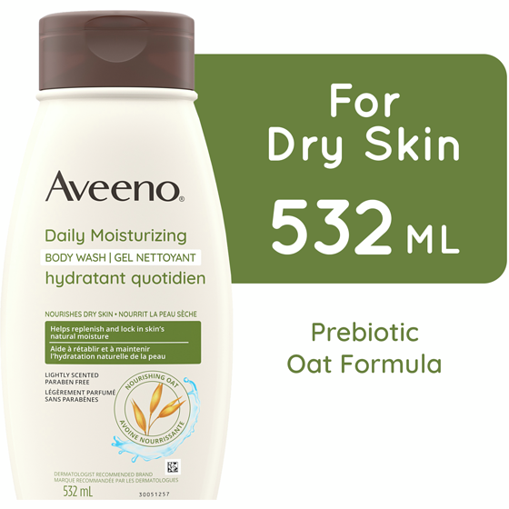 Aveeno Daily Moisturizing Body Wash for Sensitive Skin 532 ml, $2.63/100ml