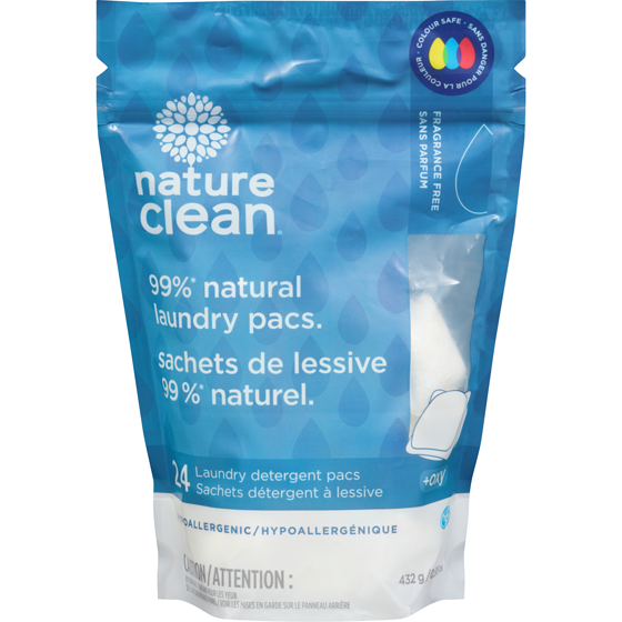 Nature Clean Capsules de détergent à lessive 432 g, 1,85 $/100g