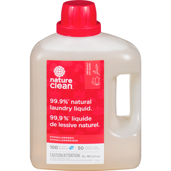 Nature Clean Laundry Liquid, White Lily & Moroccan Myrrh 3 l, $0.57/100ml