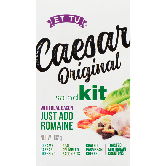 Et Tu Salad Kits, Caesar Original 132 g, $3.17/100g