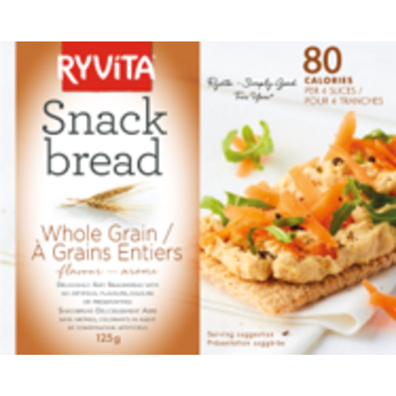 Ryvita Biscottes SnackBread multigrains 125 g, 2,80 $/100g