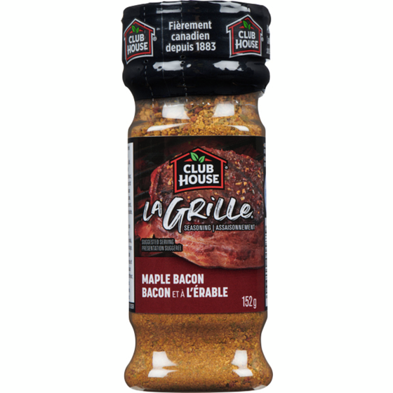Club House Maple Bacon Seasoning 152 g, $3.95/100g